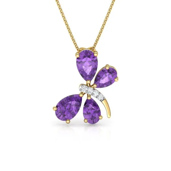 925 Silver Amethyst Necklace
