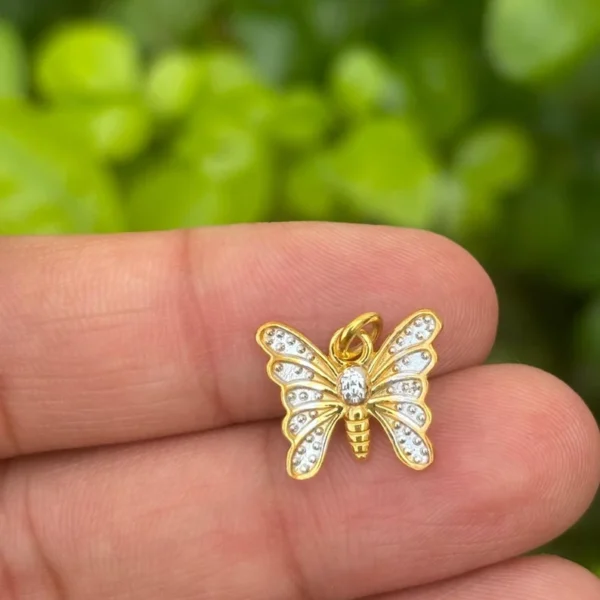 925 Silver Butterfly Charm Pendant