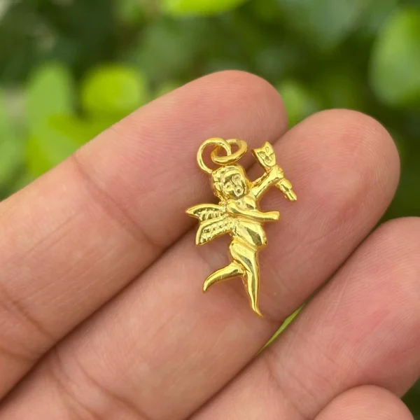 925 Silver Cherub Angel Pendant