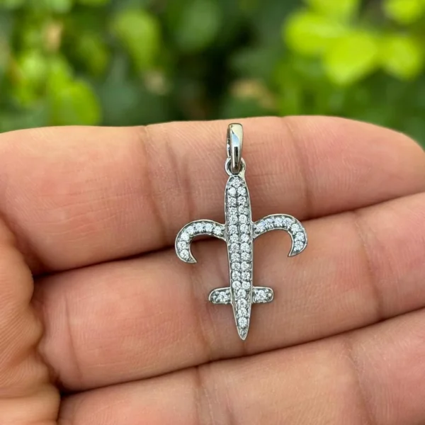 925 Silver Fleur De Lis Pendant
