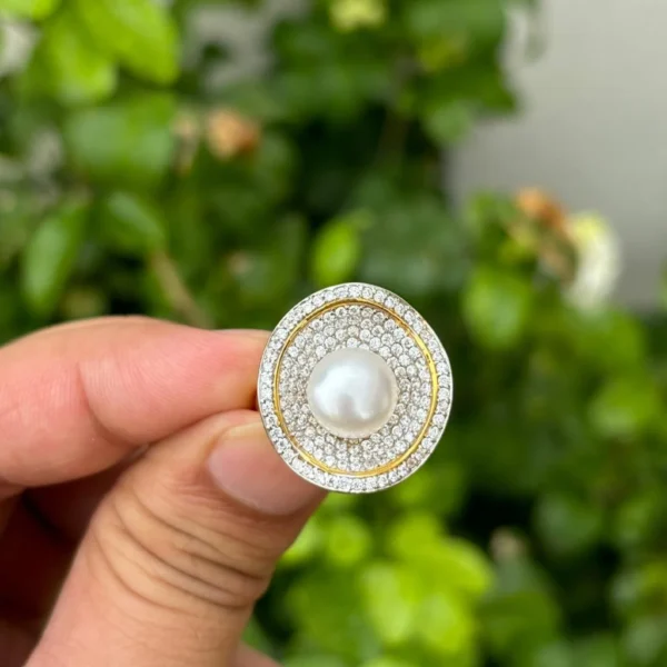 925 Silver Freshwater Pearl Ring