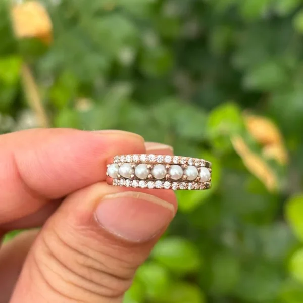 925 Silver Freshwater Pearl Ring