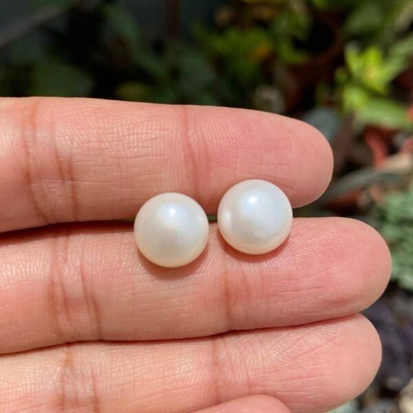 925 Silver Freshwater Pearl Stud Earrings