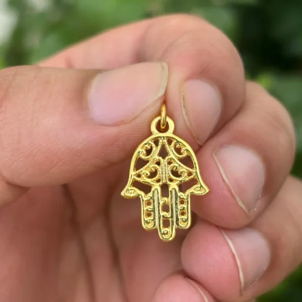 925 Silver Hamsa Hand Necklace