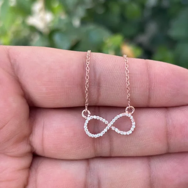 925 Silver Infinity Necklace