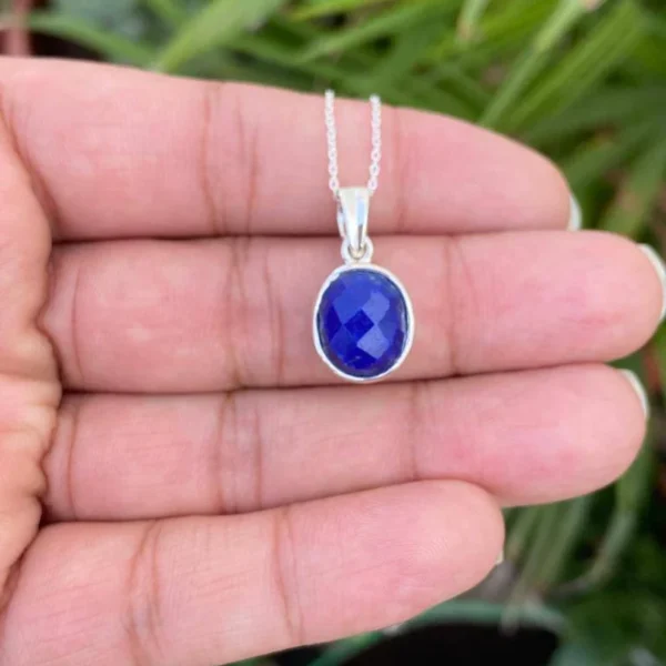 925 Silver Lapis Lazuli Necklace