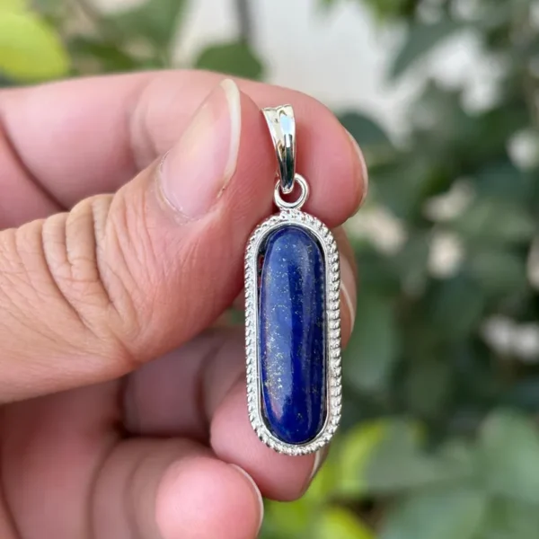 925 Silver Lapis Lazuli Pendant