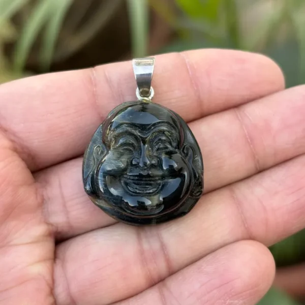 925 Silver Laughing Buddha Pendant