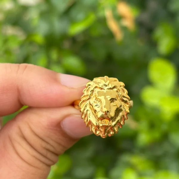 925 Silver Lion Ring
