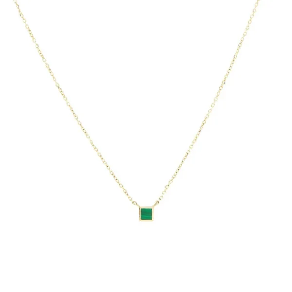 925 Silver Malachite Necklace