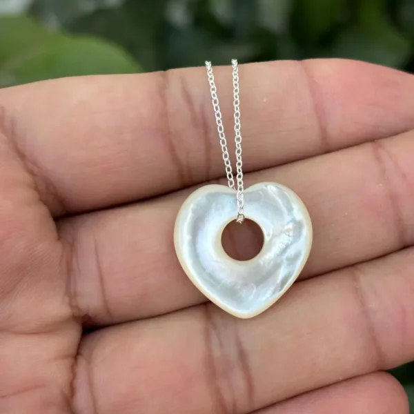 925 Silver Mother Of Pearl Necklace