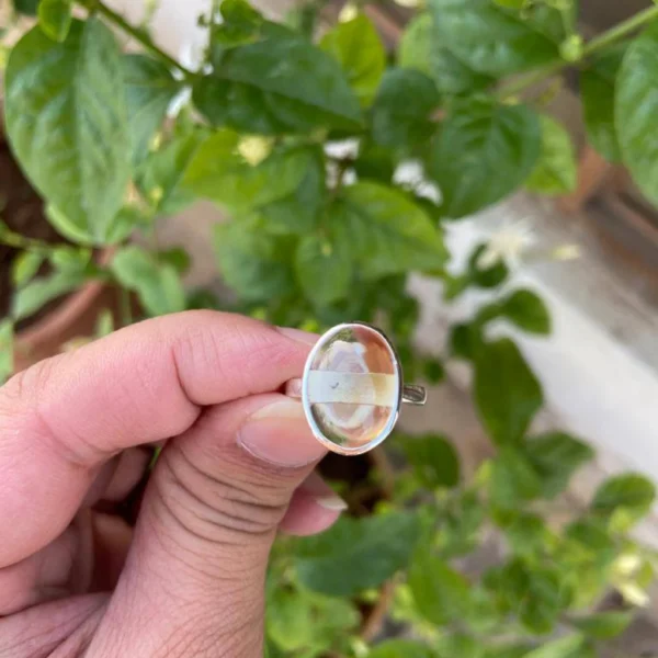 925 Silver Natural Citrine Ring