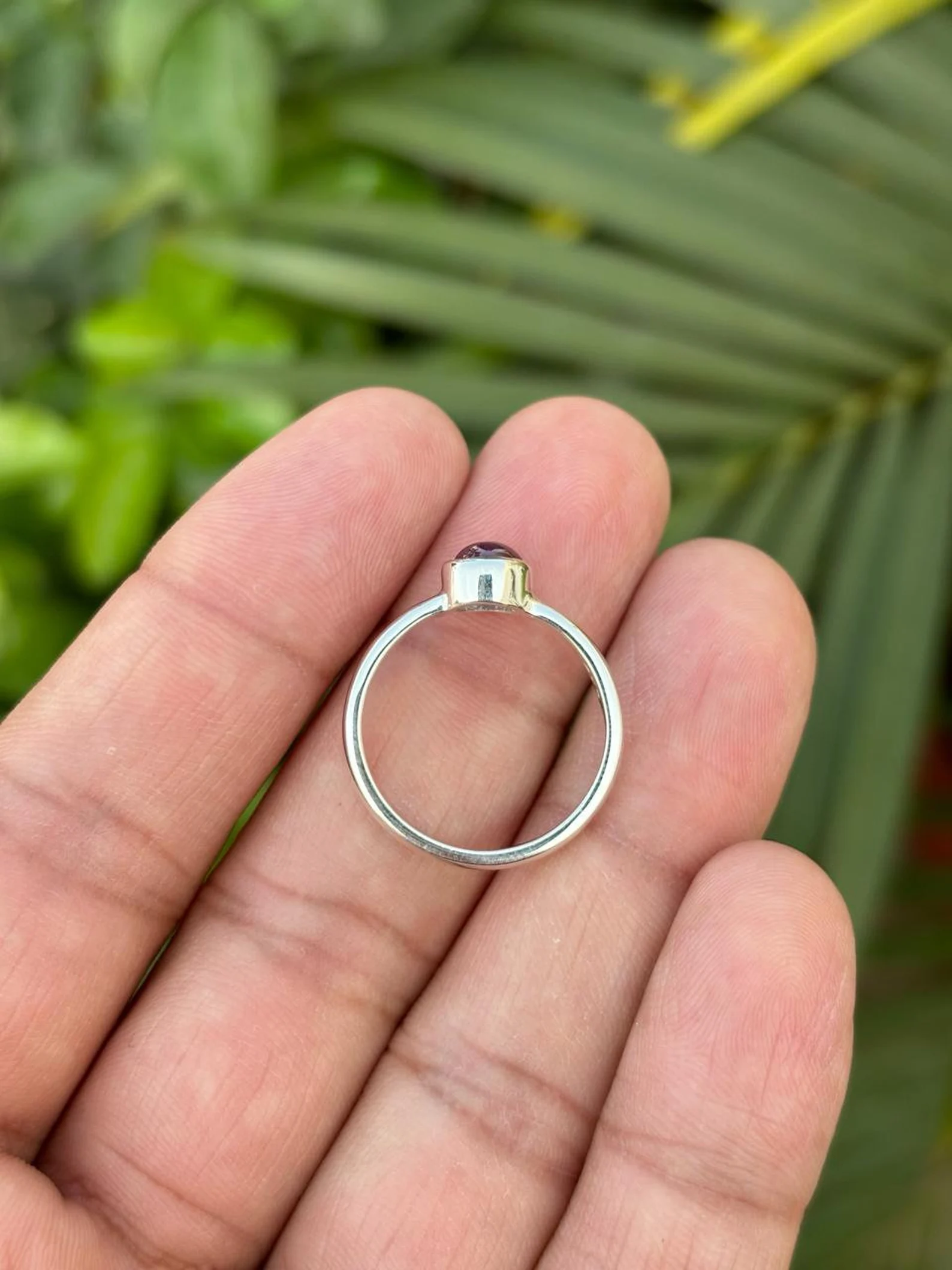 925 Silver Natural Star Ruby Ring 4