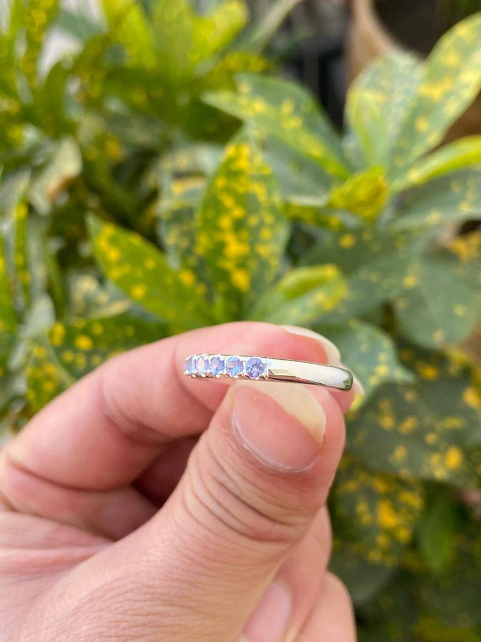 925 Silver Natural Tanzanite Ring 3