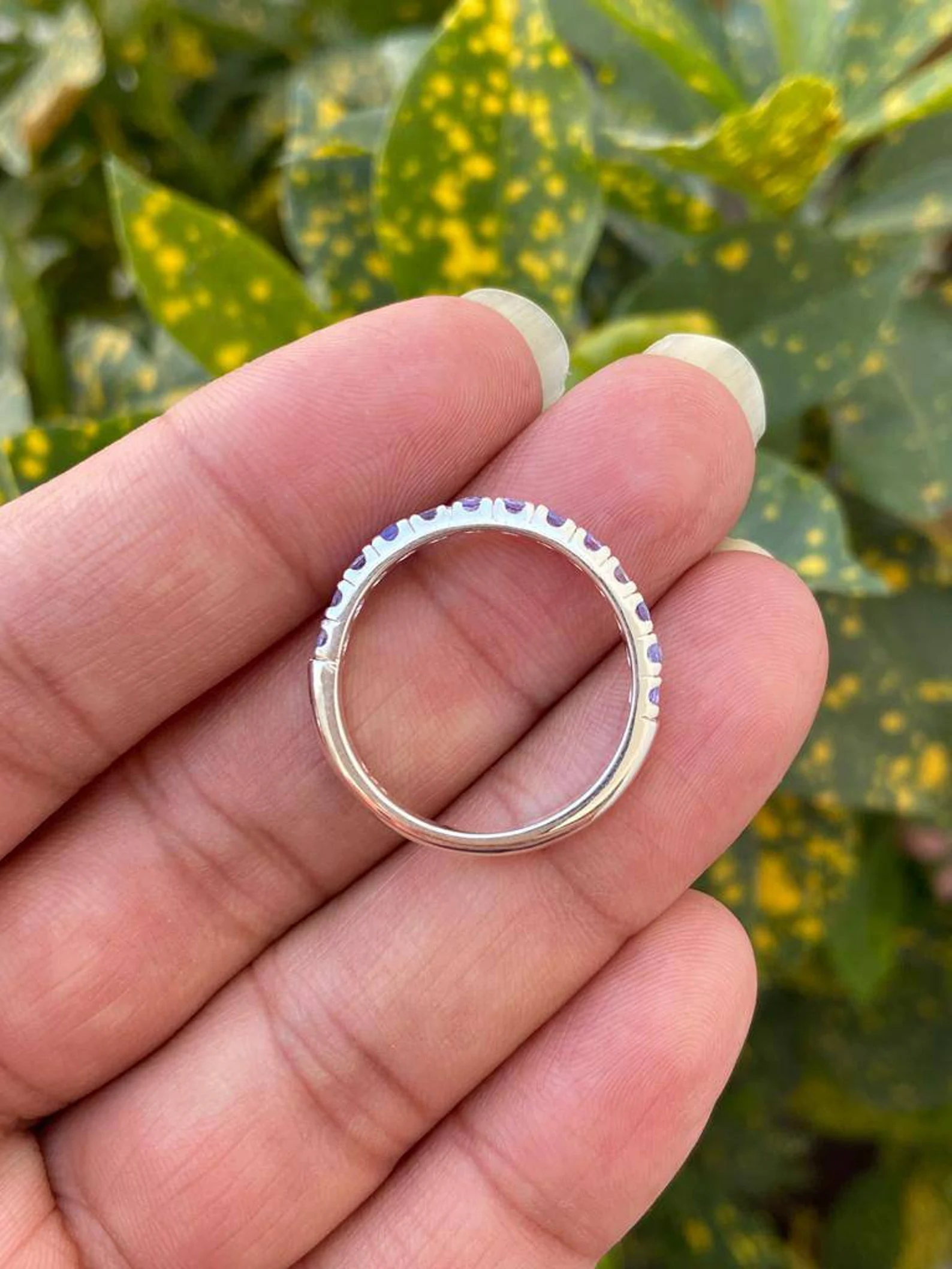 925 Silver Natural Tanzanite Ring 4