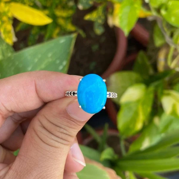 925 Silver Natural Turquoise Ring