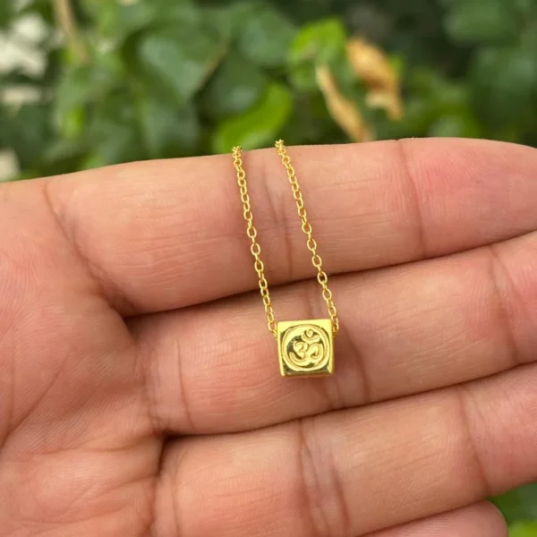 925 Silver Om Necklace