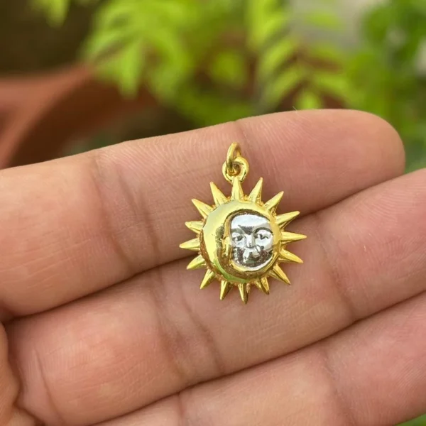 925 Silver Solar Eclipse Pendant