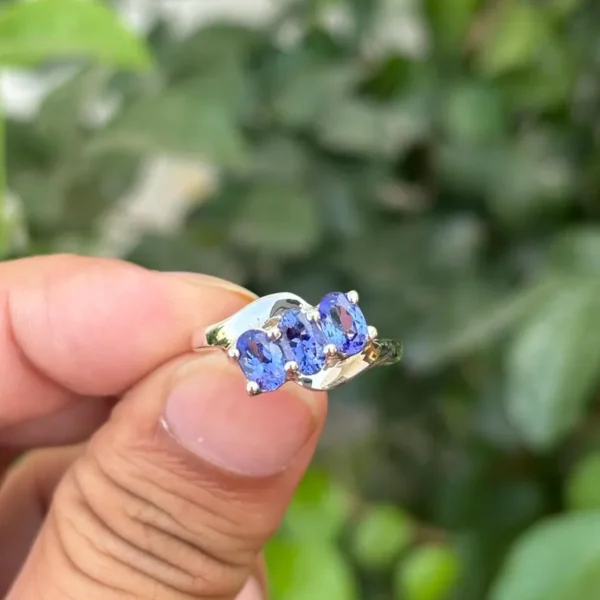 925 Silver Tanzanite Ring