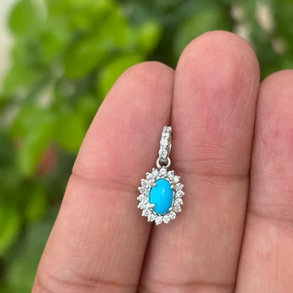 925 Silver Turquoise Pendant