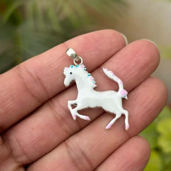 925 Silver Unicorn Pendant