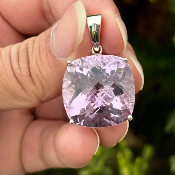 925 Silver Vintage Style Amethyst Pendant